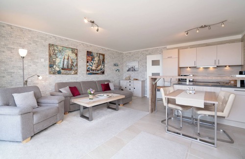 Pelzerhaken Apartment | Vacation apartment "Seebrücke" for 2 persons Baltic Sea view - allergy friendly