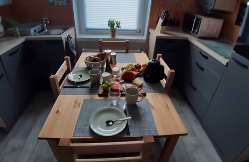 Ueckermuende Apartment | Vacation apartment aft deck