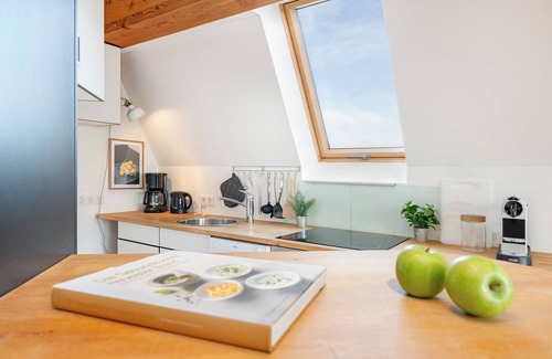 Bosau Apartment | Vacation apartment Lupine with balcony in Bosau-Brackrade