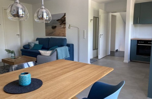 Toenning Apartment | Vacation apartment "Norderhus" (WH2) with 70sqm - quiet central location - with balcony