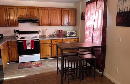 Hardy Condo | Vacation Condo #2 2BR with full kitchen, walk to river and shops, pets welcome