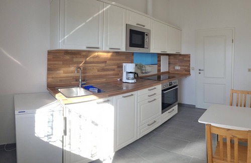 Roggentin House | Vacation home in a quiet location with field view near Lake Leppinsee