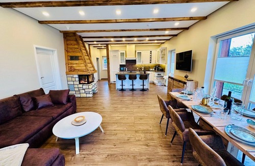 Dolgen am See House | Vacation home MILA - with pool, sauna, whirlpool, 5000 square meters of private grounds and