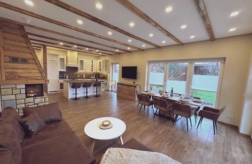 Dolgen am See House | Vacation home MILA - with pool, sauna, whirlpool, 5000 square meters of private grounds and