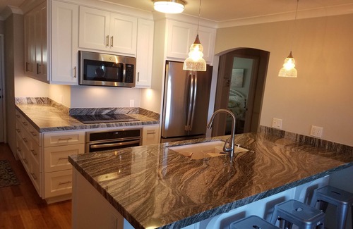 Port Hueneme Condo | Ventura County, White water view, steps from the sand!