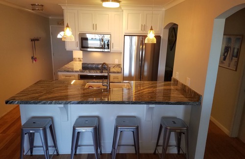 Port Hueneme Condo | Ventura County, White water view, steps from the sand!