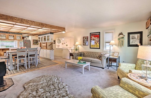 Fairbanks House | Vibrant downtown home & studio with fireplaces & bikes - walk everywhere