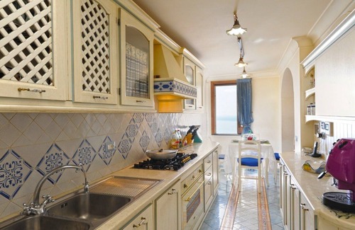 Arienzo Villa | View of the sea from the balcony