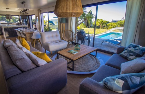 Clohars-Carnoet Villa | Villa 10 persons SEA VIEW with CHIMNEY and SAUNA 500m BEACH