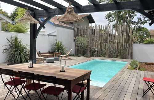 Arcachon Villa | Villa 8 pers - Les Abatilles - 5 min beach - heated pool