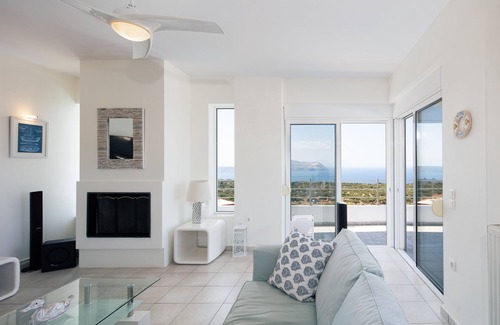 Apokoronas Villa | Villa Agape with Outstanding Sea View