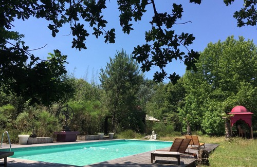 Martignas-Sur-Jalle Villa | Villa Architect "Namasté Cap Ferret" Swimming pool + Beach volley + Garden bar