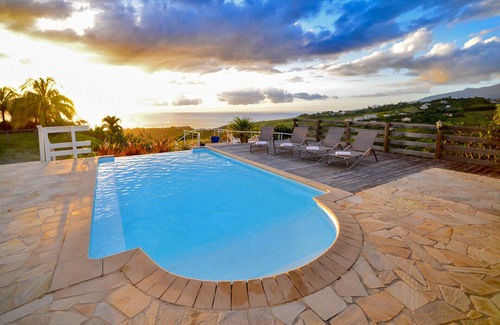 Le Carbet Villa | Villa Bel Case vue mer et Montagne Le Carbet