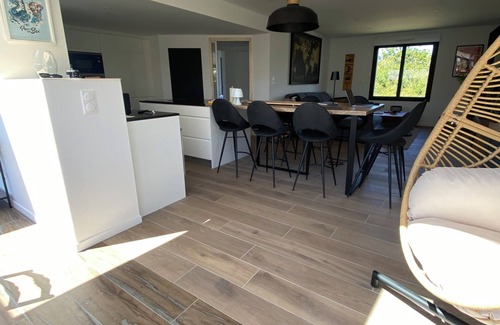 Saint-Mathieu House | "villa Bonheur", Maison Contemporaine, Idéale en Famille, à 300m de la Plage