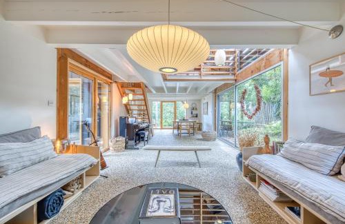 Piraillan Villa | Villa Cap-Ferret, vue bassin-pinède