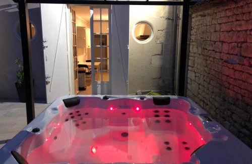 Centre Ville Villa | Villa Donna jacuzzi jardin billard centre la Brèche