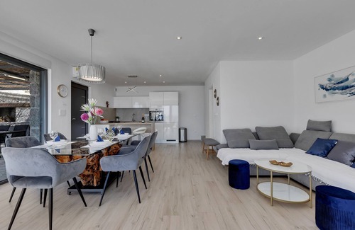 Krvavica House | Villa EagleStone with perfect privacy - large outdoor space with pool and view