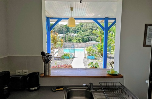 Ducos House | Villa F2 in the center of the island, with pool and garden, quiet area