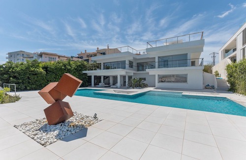 Es Castell Villa | Villa 'Hastinapura' with Sea Views, Private Pool and Wi-Fi