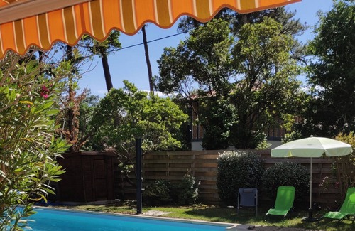 Les Estagnots Villa | Villa Hossegor 10 pers - WIFI - 5mm walk to lake and ocean