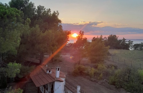 Nea Potidaia Villa | Villa in Kassandra Chalkidiki with amazing view of the Aegean and Mount Olympus
