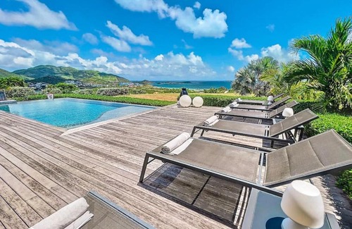 Orient Bay Villa | Villa Indigo Pearl, luxury, Orient Bay seaview