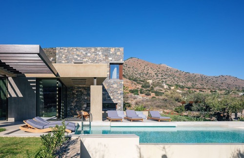 Elounda Villa | Villa Katy - sea vistas, heated pool, minimalist opulence, & serenity by etouri
