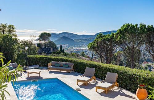 Les Termes House | Villa Laubou - Pool - sea view - Mandelieu La Napoule