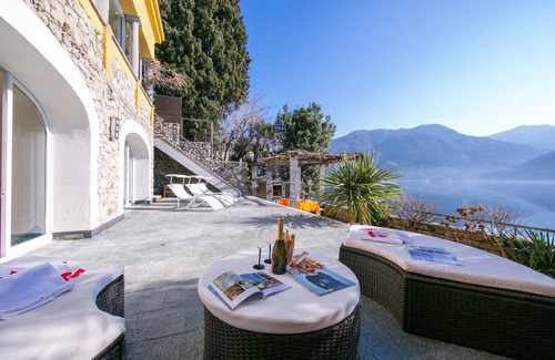 Cressogno Villa | Villa Lugano Lakefront, Valsolda, Italy