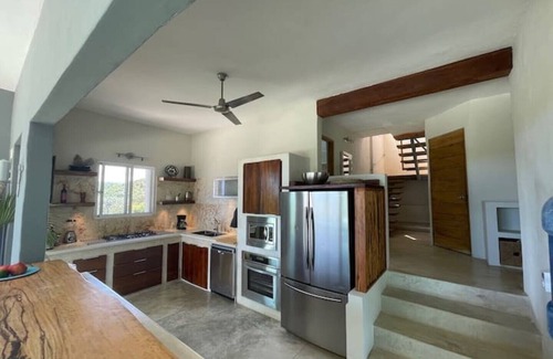 Las Terrenas Villa | Villa Luna: oasis in tropical garden w. sea view