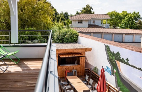 Andernos-les-Bains Villa | Villa Luxe vue Bassin, Plage et Piscine chauffée