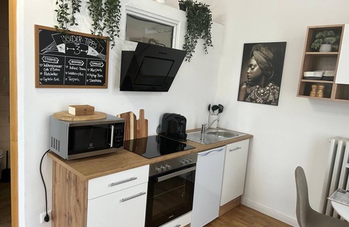 Bad Pyrmont Apartment | Villa Mercedes - Studio 2 in the center with parking and balcony, dog allowed