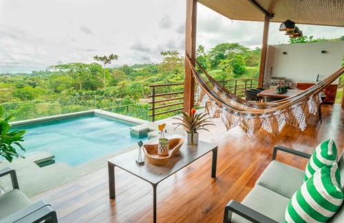 Guacimo Villa | Villa Morpho - Luxury Jungle House at Ecolirios Green Community