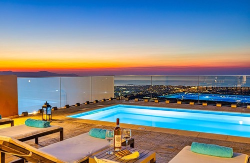 Katochori Villa | Villa Nektar with private ecologic pool and amazing view!