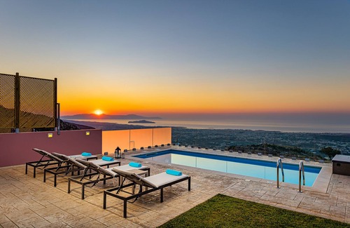 Katochori Villa | Villa Nektar with private ecologic pool and amazing view!