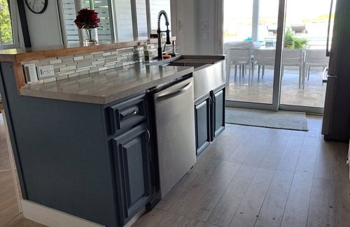 Ocean Point Villa | Villa Patina—True TC Islands style with private dock and beach on Chalk Sound