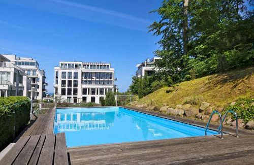Sellin Villa | Villa Paula in Sellin - Penthouse mit Kamin und Dachterrasse