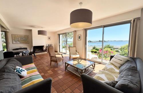 Arradon House | Villa pieds dans l’eau Vue mer panoramique