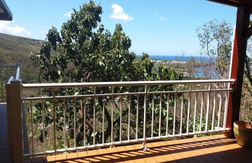 Deshaies Villa | Villa Ponm Kann 'L, breathtaking sea/mountain view
