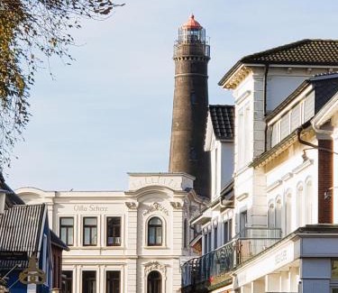 Borkum Apartment | Villa Scherz - stilvoll, zentral, ruhig, EG