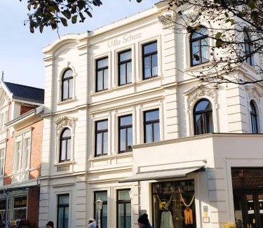 Borkum Apartment | Villa Scherz - stilvoll, zentral, ruhig, EG