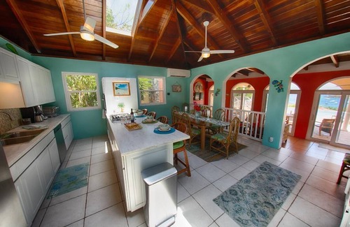 Estate Chocolate Hole and Great Cruz Bay Villa | Villa Solare - Private Pool! Awesome sunset view!