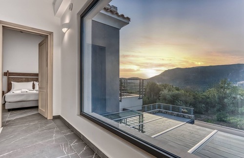 Limni Villa | Villa Sunset Bliss| private pool - country views
