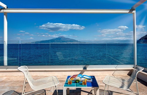 Vico Equense Apartment | VILLA TRAMONTANA - Stunning Waterfront Villa with Private Jacuzzi and Views