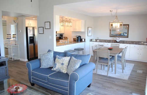 Litchfield by the Sea Condo | Villa with marsh views and pool access located within gated Litchfield By the Sea community.