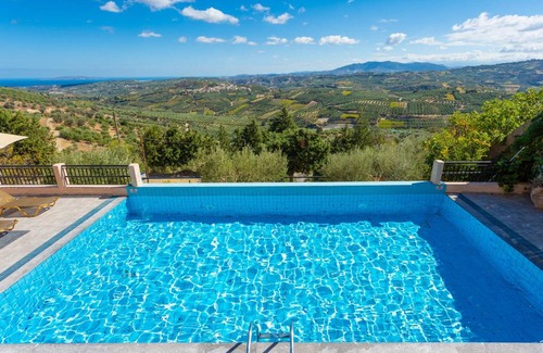 Vlachiana Villa | Villa Zeus: Large Private Pool, Sea Views, A/C, WiFi - 2288