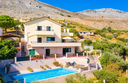 Vlachiana Villa | Villa Zeus: Large Private Pool, Sea Views, A/C, WiFi - 2288