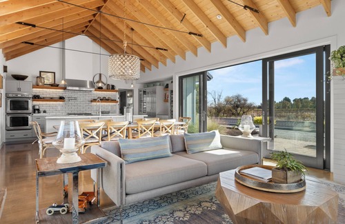 Sonoma House | Vineyard Farmhouse Estate with pool & pickleball