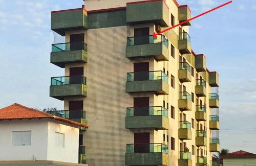 Mongagua Apartment | Vista Privilegiada Plataforma - Ap de Frente Para o Mar