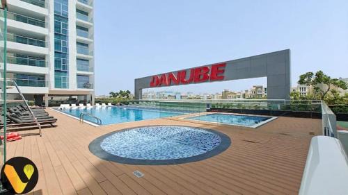 Discovery Gardens Apartment | Vogue Private Pool From Balcony Spacious Three Bedroom Plus Kids Room Apartment in Al Furjan With Full Amenities and Steps Away from Metro Station